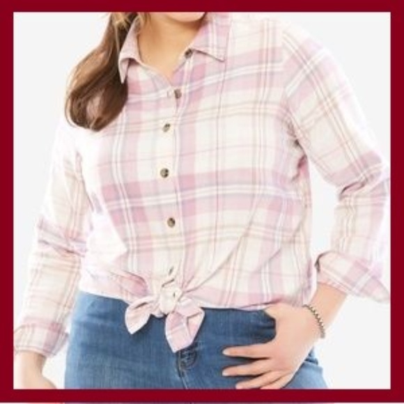 Classic Tops - The Classic Flannel Shirt (Sizes:4x)